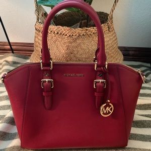 Dark Red MICHAEL KORS handbag